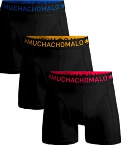 Muchachomalo-3-pack Onderbroeken Voor Mannen-Elastisch Katoen-Boxershorts - Maat L