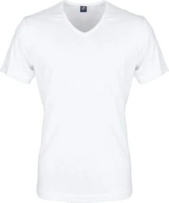 Suitable - T-shirt Wit V-hals Vita 2 Pack - Maat L - Modern-fit -Merkloos Soldes 1003x1200 3