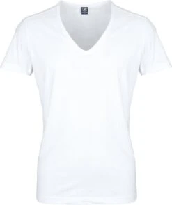 Suitable - T-shirt Wit Diepe V-hals Vitaru Stretch 2 Pack - Maat L - Slim-fit -Merkloos Soldes 1005x1200 2