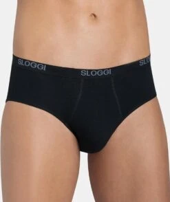 Sloggi Men Basic Heren Midi Slip - 2-pack - Zwart - Maat L -Merkloos Soldes 1009x1200 3