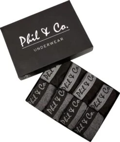 Phil & Co Boxershorts Heren Multipack Zwart/Antraciet 8-Pack - Maat 3XL | Onderbroek -Merkloos Soldes 1013x1200 1
