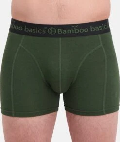 Bamboo Basics - Boxershorts Rico (3-pack) Heren - Army - L -Merkloos Soldes 1015x1200