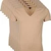 Suitable - T-shirt Beige Diepe V Hals Vitaru Stretch 2-Pack - Maat M - Slim-fit -Merkloos Soldes 1018x1200 1