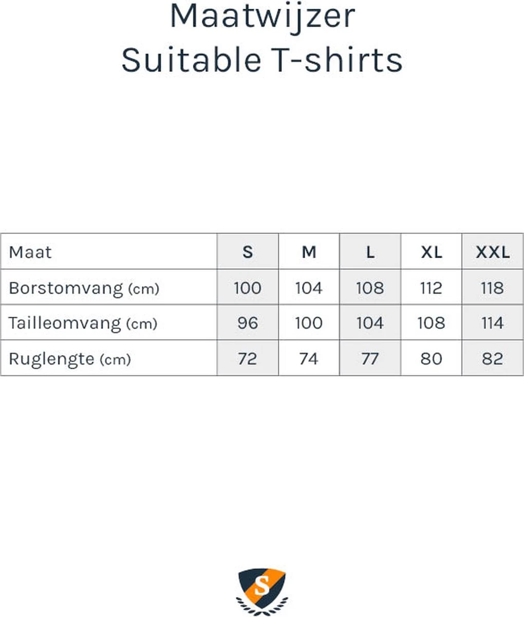 Suitable - T-shirt Wit Diepe O-hals Otaru Stretch 2-Pack - Maat L - Slim-fit 5 Suitable - T-shirt Wit Diepe O-hals Otaru Stretch 2-Pack - Maat L - Slim-fit – Image 3