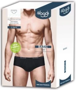 Sloggi Men Basic Heren Midi Slip - 2-pack - Zwart - Maat L -Merkloos Soldes 1020x1200 8