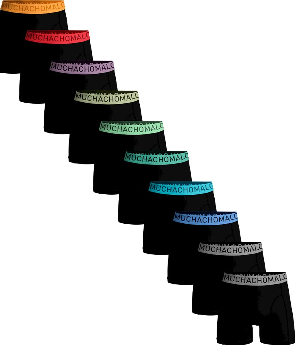 Muchachomalo-10-pack Onderbroeken Voor Mannen-Elastisch Katoen-Boxershorts - Maat M 3 Muchachomalo-10-pack Onderbroeken Voor Mannen-Elastisch Katoen-Boxershorts - Maat M