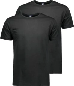 Alan Red - Derby O-Hals T-Shirt Black (2Pack) - Maat L - Regular-fit -Merkloos Soldes 1031x1200 2