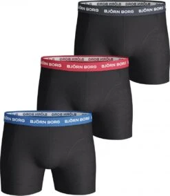 Björn Borg Boxers Essential 3-pack Heren - Zwart - L