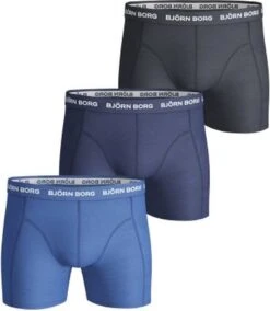 Björn Borg Solid 3-pack Heren Boxershort Maat L