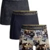 Muchachomalo Bear - Onderbroeken Heren - Boxershort Heren - Blauw Met Print - 3 Pack - Maat M -Merkloos Soldes 1044x1200