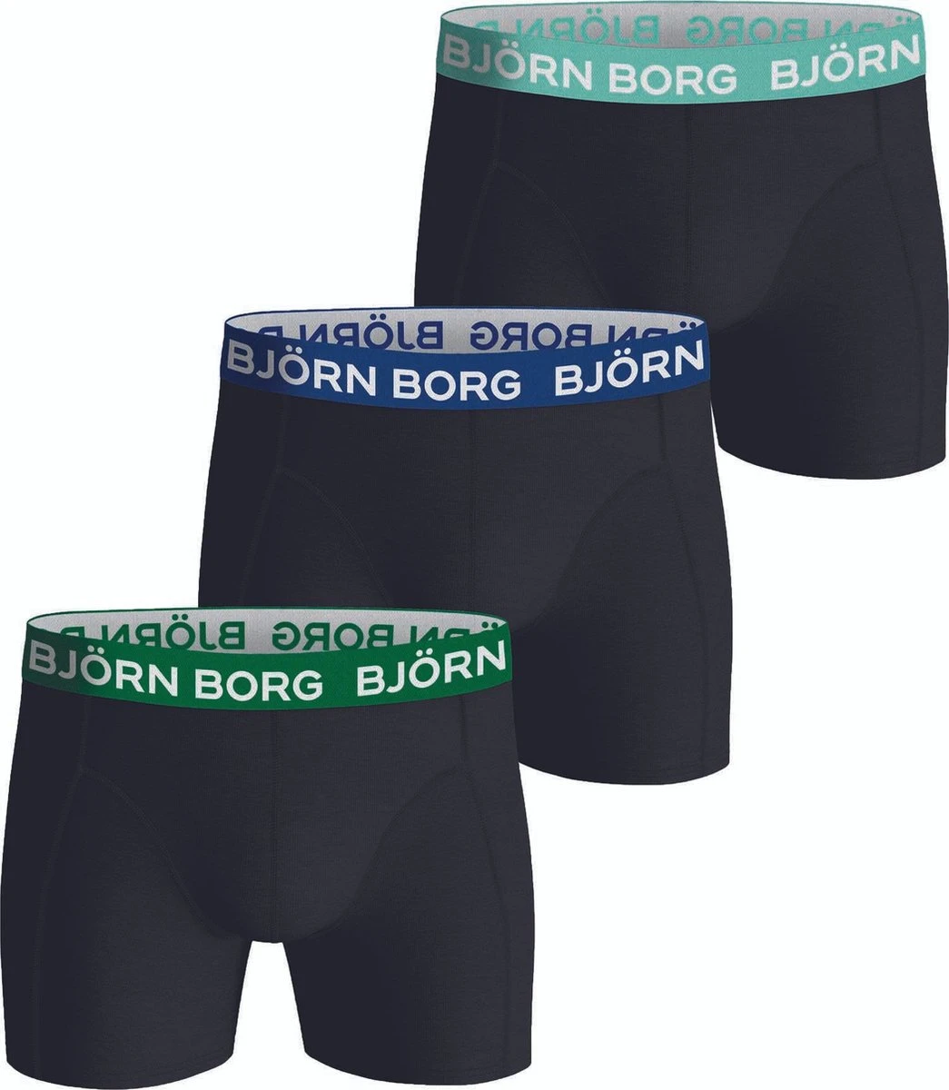 Bjorn Borg - Boxers 3-Pack Zwart - Maat L - Body-fit 4 Bjorn Borg - Boxers 3-Pack Zwart - Maat L - Body-fit – Image 2