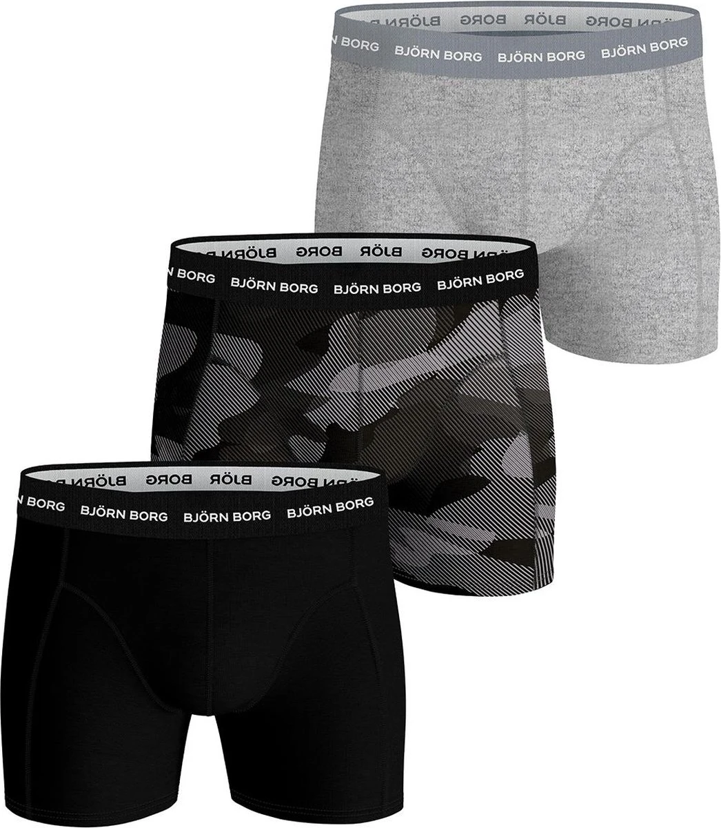 Bjorn Borg 3p SHORTS SHADELINE SAMMY - Sportonderbroek Casual - Mannen - Zwart - S 10 Bjorn Borg 3p SHORTS SHADELINE SAMMY - Sportonderbroek Casual - Mannen - Zwart - S – Image 8
