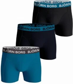 Björn Borg Boxershorts Essential (3 Pack) - Cotton Stretch Boxers Normale Lengte - Blauw - Maat: L 19 Björn Borg Boxershorts Essential (3 Pack) - Cotton Stretch Boxers Normale Lengte - Blauw - Maat: L -Merkloos Soldes 1046x1200 4