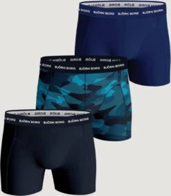 Bjorn Borg 3p SHORTS SHADELINE SAMMY - Sportonderbroek Casual - Mannen - Blauw - M -Merkloos Soldes 1047x1200 8