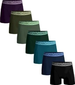 Muchachomalo-7-pack Onderbroeken Voor Mannen-Elastisch Katoen-Boxershorts - Maat L