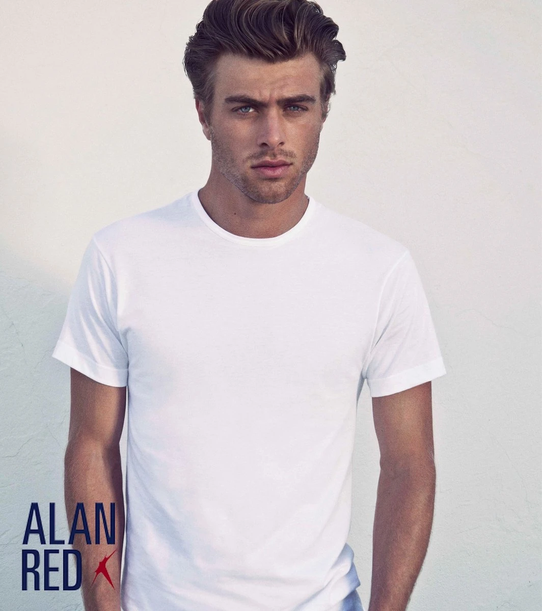 Alan Red Derby 3-pack O-hals Shirts Wit - Maat M 6 Alan Red Derby 3-pack O-hals Shirts Wit - Maat M – Image 4