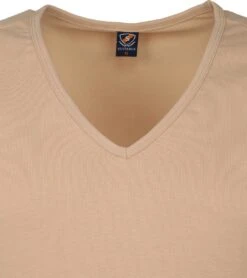 Suitable - T-shirt Beige Diepe V Hals Vitaru Stretch 2-Pack - Maat M - Slim-fit -Merkloos Soldes 1067x1200 2