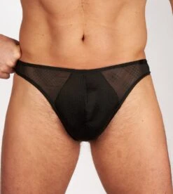 Hom Temptation String Zwart Polyamide L