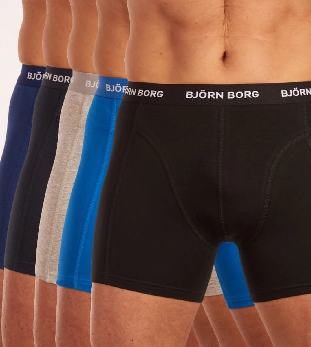 Bjorn Borg Onderbroek - 5P - Mannen - Zwart/grijs/blauw - Maat S 12 Bjorn Borg Onderbroek - 5P - Mannen - Zwart/grijs/blauw - Maat S – Image 10