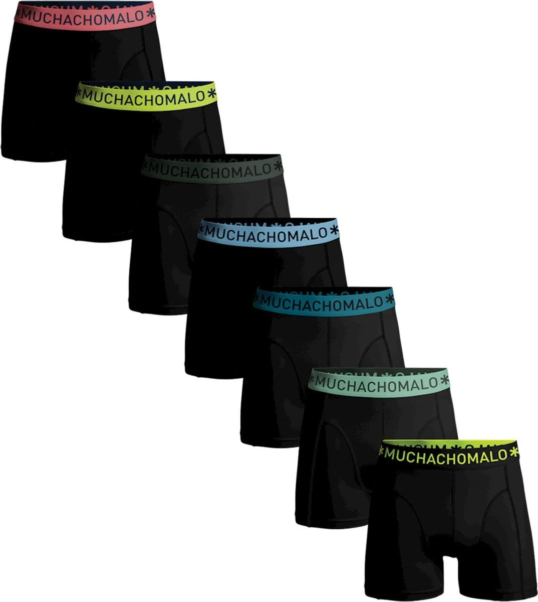 Muchachomalo-7-pack Onderbroeken Voor Mannen-Elastisch Katoen-Boxershorts - Maat M 4 Muchachomalo-7-pack Onderbroeken Voor Mannen-Elastisch Katoen-Boxershorts - Maat M – Image 2
