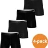 Apollo® Apollo Bamboo Boxershorts Zwart - 4 Bamboe Boxershorts Heren Zwart - Maat XL -Merkloos Soldes 1076x1200 1