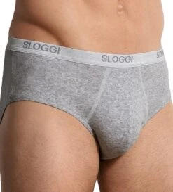 Sloggi Men Basic Heren Midi Slip - 2-pack - Grey Marle - Maat L -Merkloos Soldes 1084x1200 7