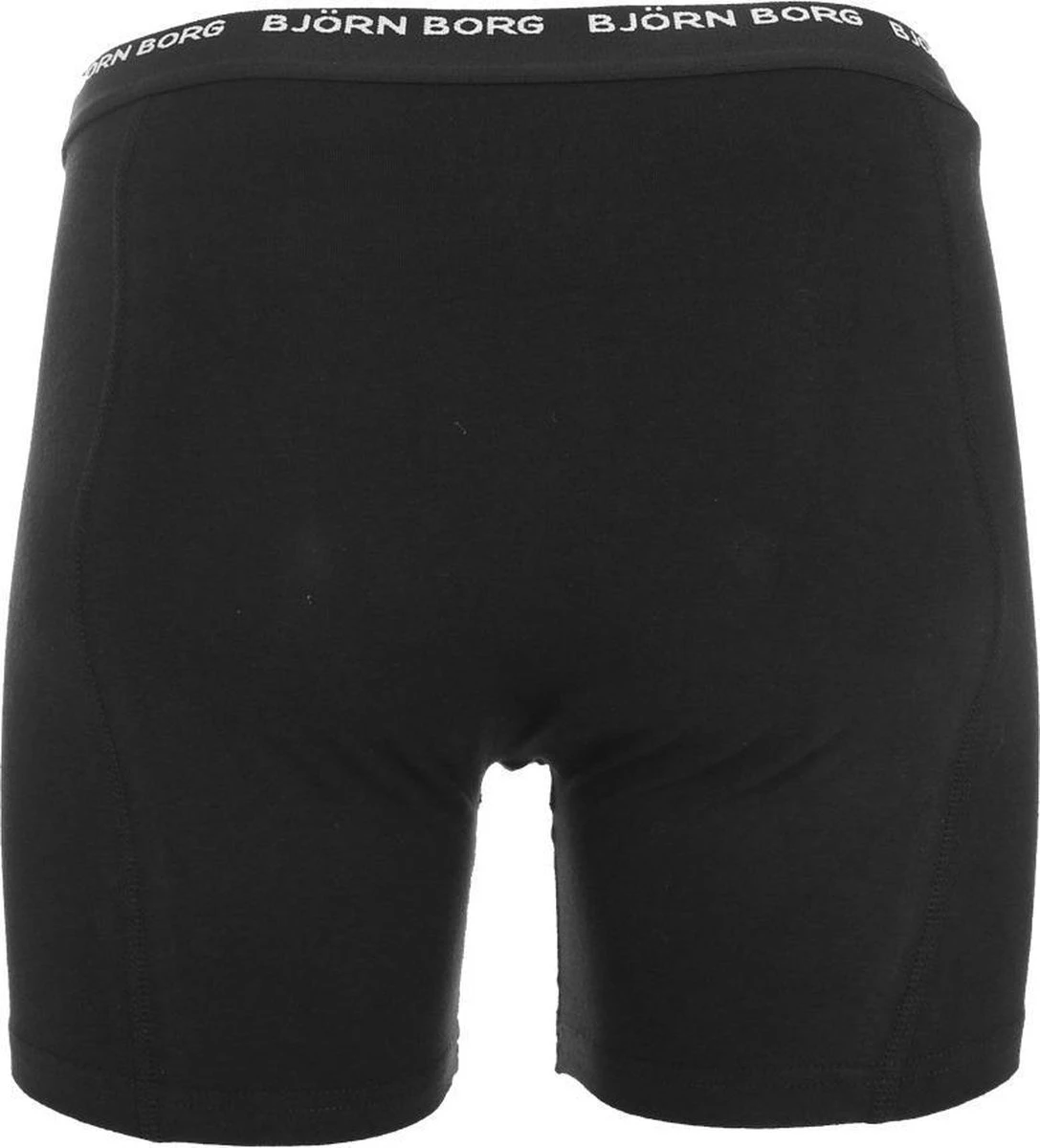 Bjorn Borg Solid Essential Heren Boxershort-3P-Zwart-Maat L 4 Bjorn Borg Solid Essential Heren Boxershort-3P-Zwart-Maat L – Image 2