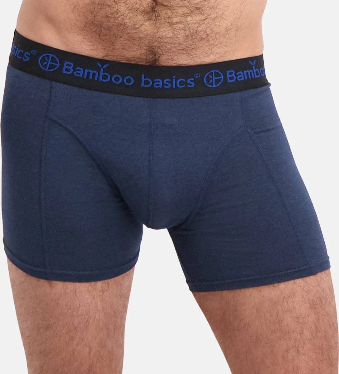 Bamboo Basics - Boxershorts Rico (3-pack) Heren - Jeans Melange, Blauw & Zwart - L 8 Bamboo Basics - Boxershorts Rico (3-pack) Heren - Jeans Melange, Blauw & Zwart - L – Image 6