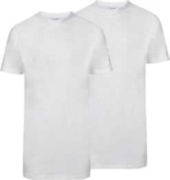 Slater 7700 - Basic Fit Extra Lang 2-pack T-shirt Ronde Hals Korte Mouw Wit XL 100% Katoen -Merkloos Soldes 1133x1200 1