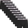 Subprime - Heren Onderbroeken 10-Pack Boxers Stripe - Zwart - Maat L