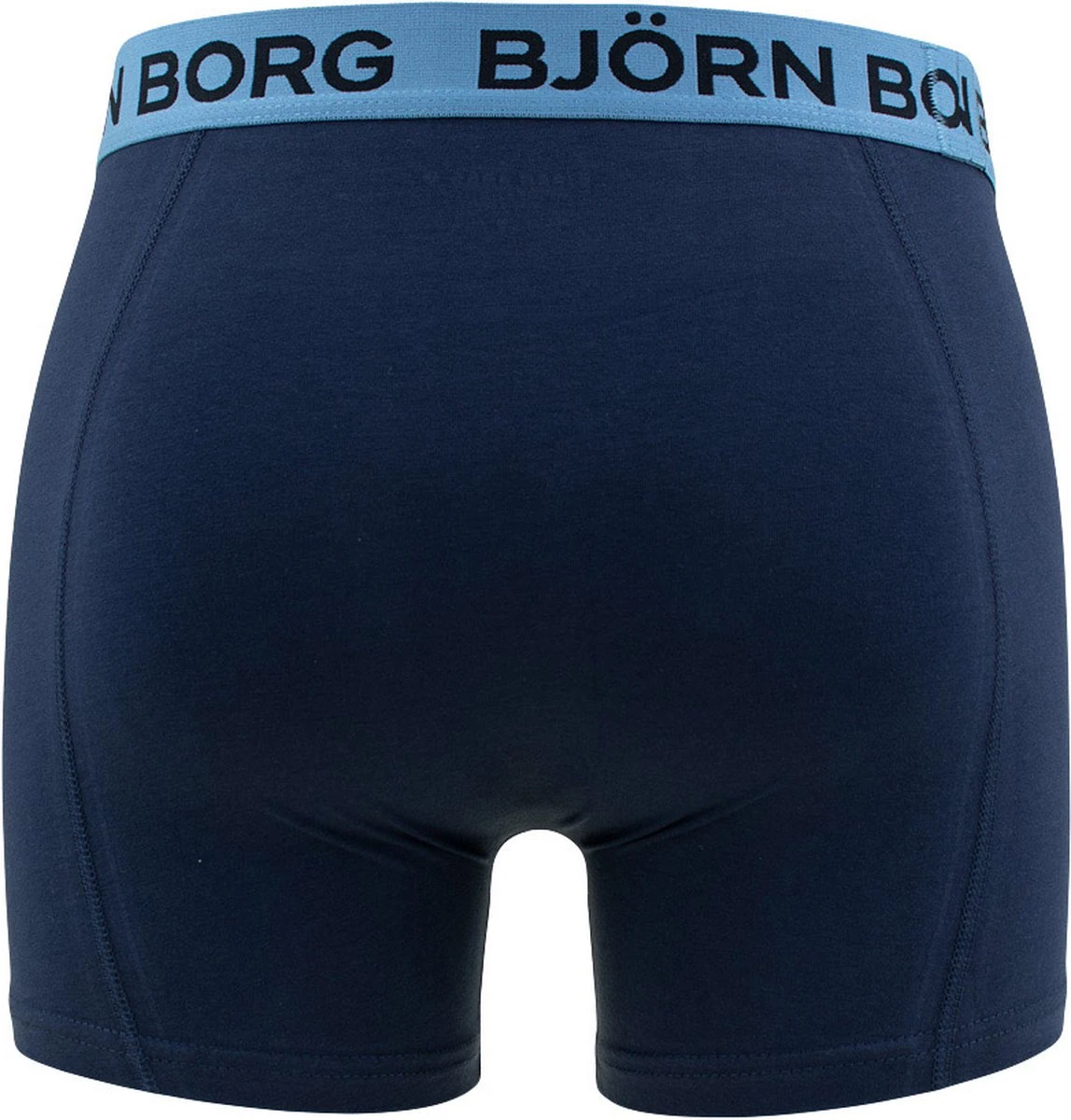 Björn Borg Boxershorts Essential (3 Pack) - Cotton Stretch Boxers Normale Lengte - Blauw - Maat: L 7 Björn Borg Boxershorts Essential (3 Pack) - Cotton Stretch Boxers Normale Lengte - Blauw - Maat: L – Image 5