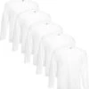 Fruit Of The Loom Value Weight Longsleeve 5 Stuks T-shirt Wit XL -Merkloos Soldes 1150x1200