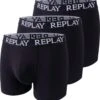 Replay - Heren Onderbroeken 3-Pack Basic Boxers - Zwart - Maat XL -Merkloos Soldes 1154x1200 1