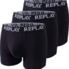 Replay - Heren Onderbroeken 3-Pack Basic Boxers - Zwart - Maat L -Merkloos Soldes 1154x1200