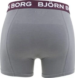 Björn Borg Boxershorts Essential (3 Pack) - Cotton Stretch Boxers Normale Lengte - Zwart - Grijs En Bordeaux - Maat: L -Merkloos Soldes 1158x1200