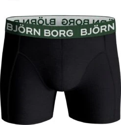 Björn Borg Boxershorts Essential (3 Pack) - Cotton Stretch Boxers Normale Lengte - Zwart - Donkerblauw En Print - Maat: L -Merkloos Soldes 1166x1200 1