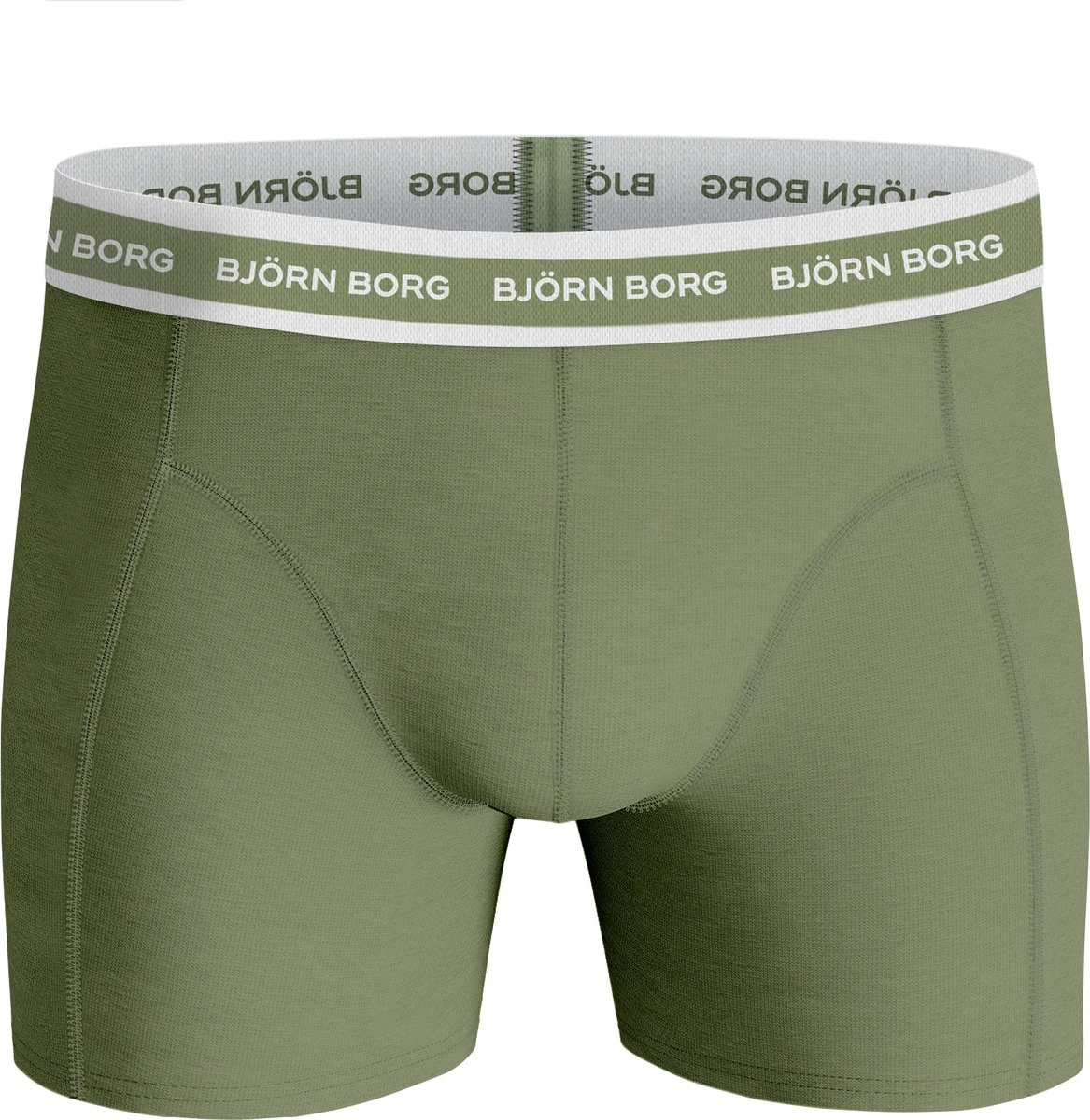 Björn Borg Boxershort Cotton Stretch - Onderbroeken - Boxer - 3 Stuks - Heren - Maat M - Groen/Zwart 5 Björn Borg Boxershort Cotton Stretch - Onderbroeken - Boxer - 3 Stuks - Heren - Maat M - Groen/Zwart – Image 3