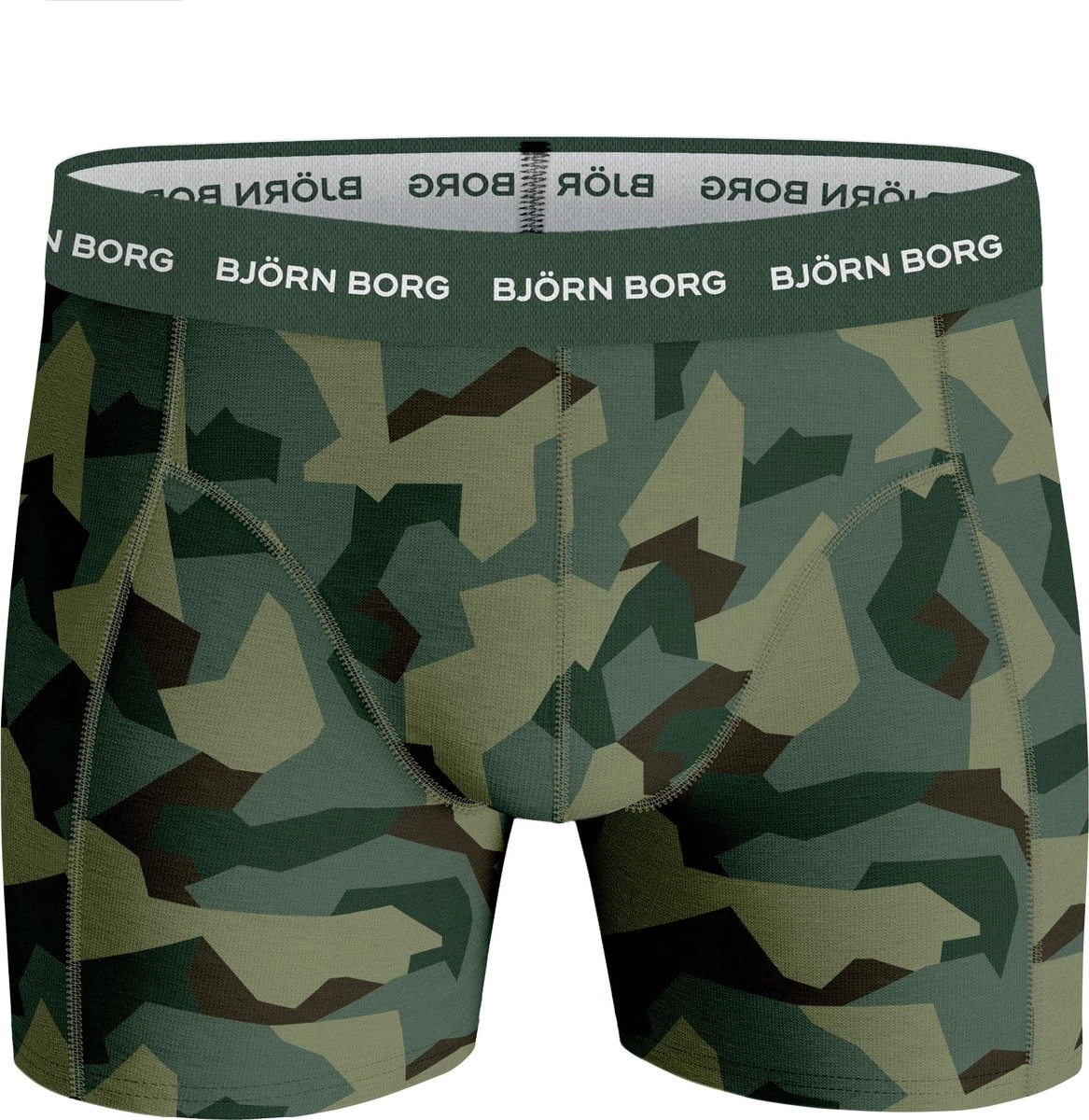 Björn Borg Boxershort Cotton Stretch - Onderbroeken - Boxer - 3 Stuks - Heren - Maat M - Groen/Zwart 6 Björn Borg Boxershort Cotton Stretch - Onderbroeken - Boxer - 3 Stuks - Heren - Maat M - Groen/Zwart – Image 4