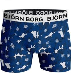 Björn Borg Boxershort Cotton Stretch - Onderbroeken - Boxer - 3 Stuks - Heren - Maat M - Blauw/Zwart -Merkloos Soldes 1168x1200 10