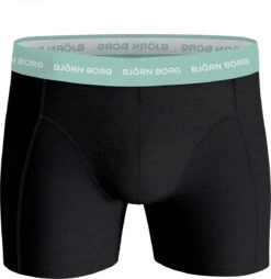 Björn Borg Boxershort Cotton Stretch- Onderbroeken - Boxer - 5 Stuks - Heren - Maat M - Blauw/Zwart/Groen -Merkloos Soldes 1168x1200 15
