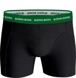 Björn Borg Boxershort Cotton Stretch- Onderbroeken - Boxer - 5 Stuks - Heren - Maat M - Blauw/Zwart/Groen -Merkloos Soldes 1168x1200 16