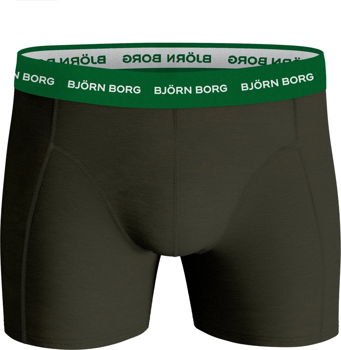 Björn Borg Boxershort Cotton Stretch- Onderbroeken - Boxer - 5 Stuks - Heren - Maat XL - Groen/Zwart 4 Björn Borg Boxershort Cotton Stretch- Onderbroeken - Boxer - 5 Stuks - Heren - Maat XL - Groen/Zwart – Image 2