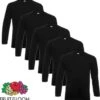 5 Fruit Of The Loom Value Weight Longsleeve T-shirt Zwart XL -Merkloos Soldes 1169x1200 10