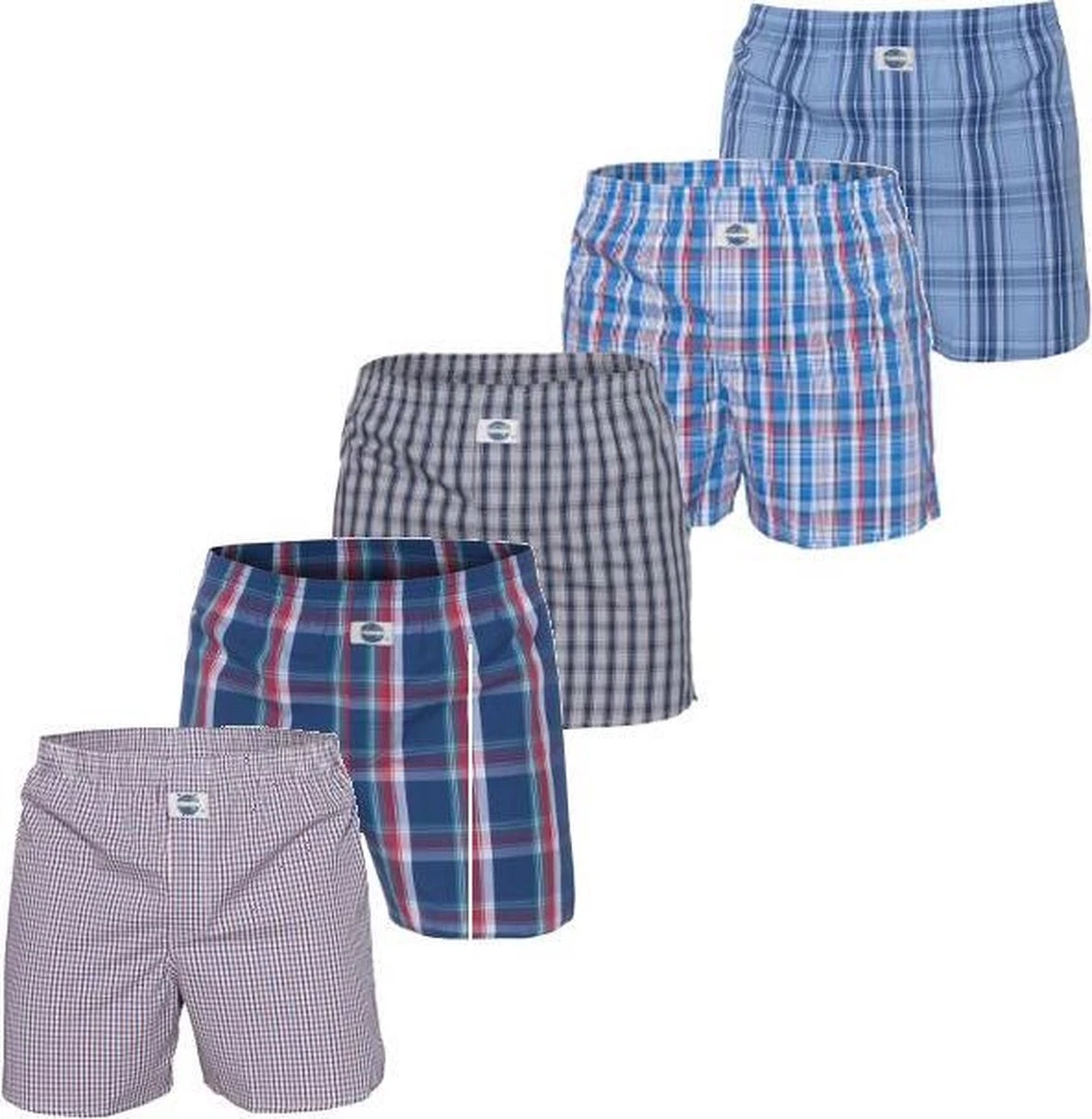 Deal Boxershorts Ruitjes 5-pack 3 Deal Boxershorts Ruitjes 5-pack