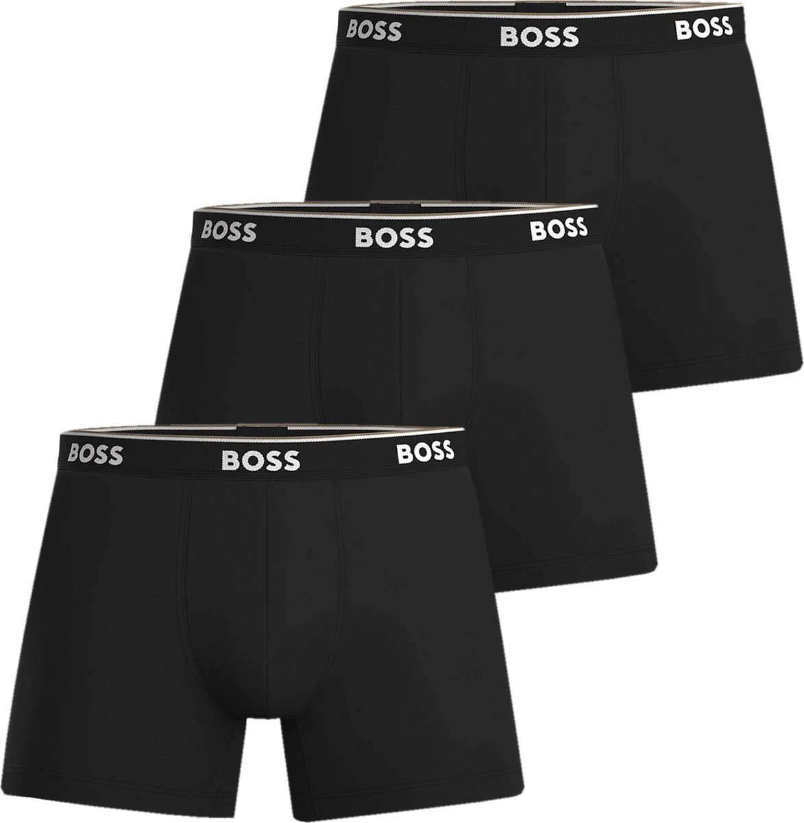 Hugo Boss - Boxershorts Power 3-Pack Zwart 001 - Maat M - Body-fit 3 Hugo Boss - Boxershorts Power 3-Pack Zwart 001 - Maat M - Body-fit