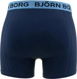 Björn Borg Boxershorts Essential (3 Pack) - Cotton Stretch Boxers Normale Lengte - Zwart - Donkerblauw En Print - Maat: L -Merkloos Soldes 1173x1200