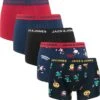 JACK&JONES JACSMILEY XMAS TRUNKS 5 PACK Heren Onderbroek - Maat M -Merkloos Soldes 1175x1200 5