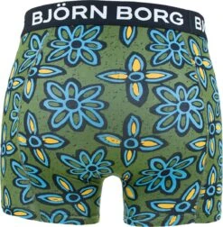 Björn Borg Boxershorts Essential (3 Pack) - Cotton Stretch Boxers Normale Lengte - Zwart - Donkerblauw En Print - Maat: L -Merkloos Soldes 1177x1200