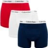 Calvin Klein Boxershorts - Heren - 3-pack - Wit/Blauw/Rood - Maat M -Merkloos Soldes 1181x1200
