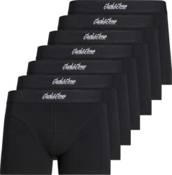 Jack & Jones - Heren Onderbroeken 7-Pack Boxers Jacorganic Weekmix - Zwart - Maat S